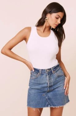 Sublime Open Back Bodysuit -Sundress Haven ACT15859 WHITE 1