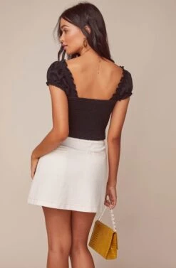 Gigi Crop Top -Sundress Haven ACT15879 BLACK 4