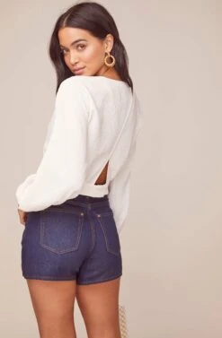 Bali Puff Sleeve Top 15 Bali Puff Sleeve Top -Sundress Haven ACT15917 OFF WHITE 5