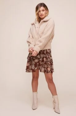 Marjorie Jacket -Sundress Haven ACT16273 OATMEAL 2