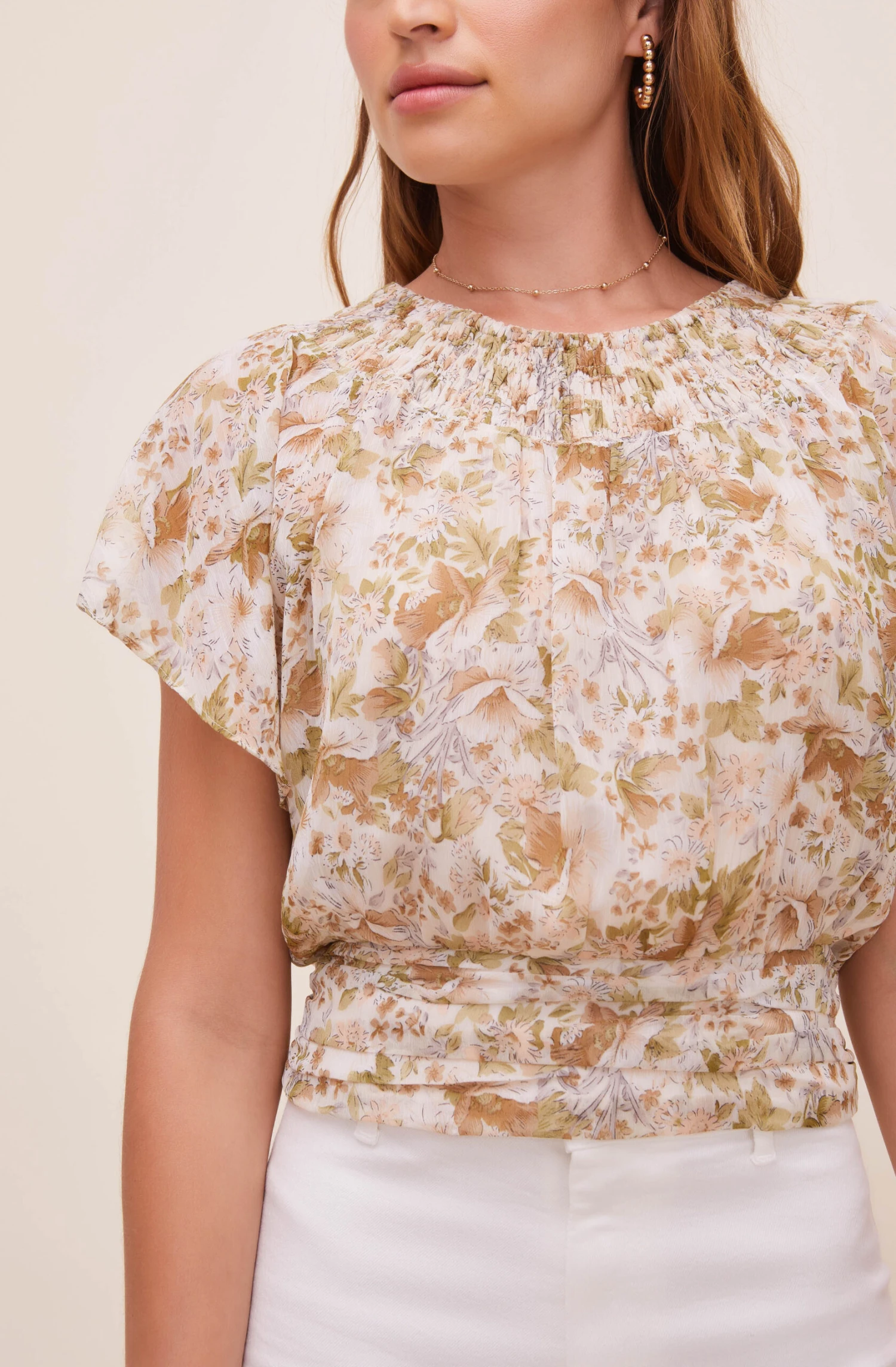 Kitt Floral Back Tie Top 3 Kitt Floral Back Tie Top - Image 3