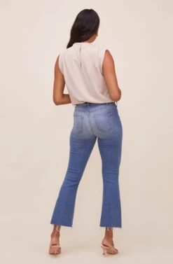 Remi Mock Neck Sleeveless Bodysuit -Sundress Haven ACT16564 SAND 5