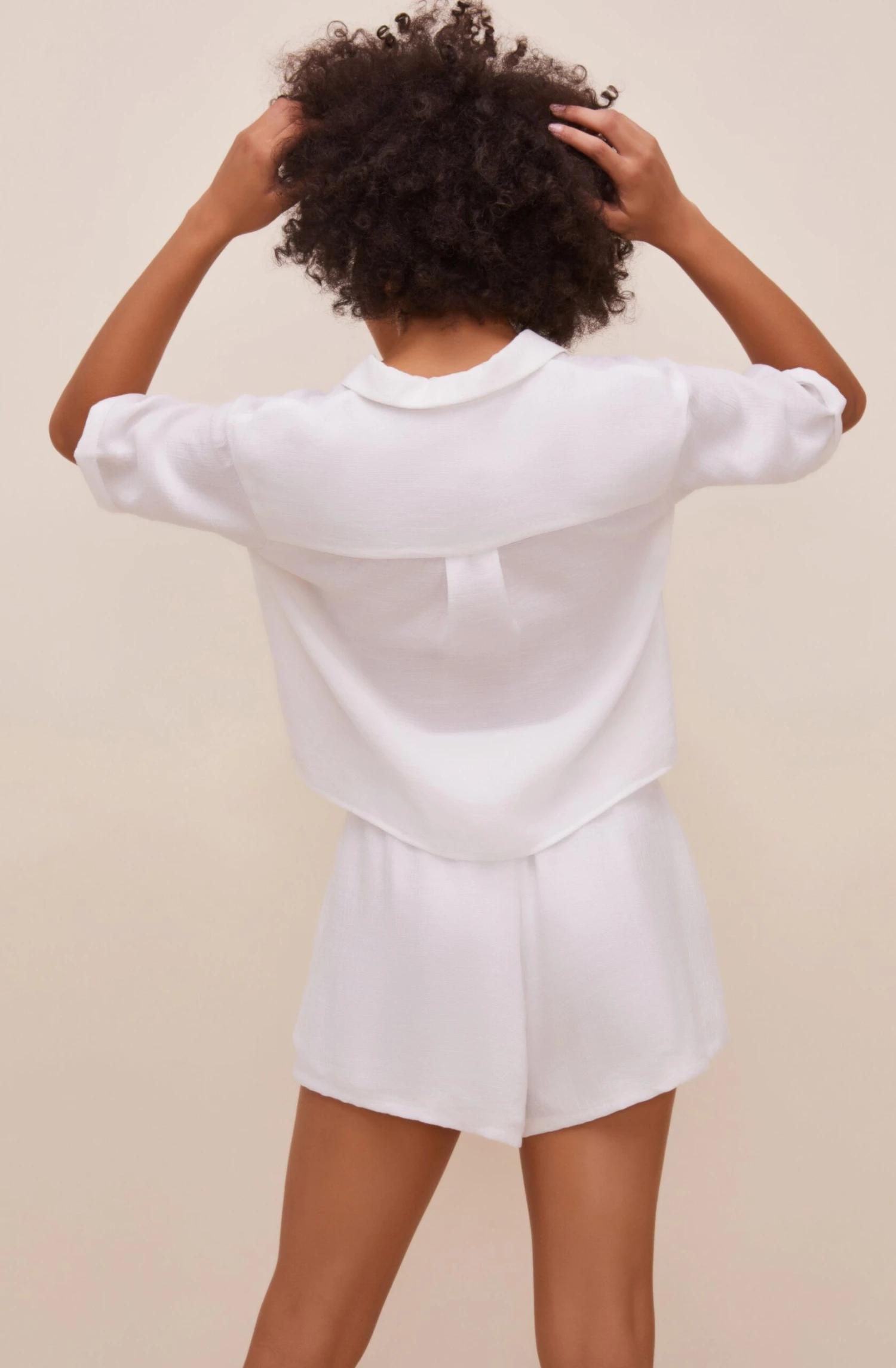 Chrysanthe Short Sleeve Button Up Top 5 Chrysanthe Short Sleeve Button Up Top - Image 5