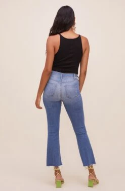 Denisse Ribbed Knit Bodysuit -Sundress Haven ACT16588 BLACK 6