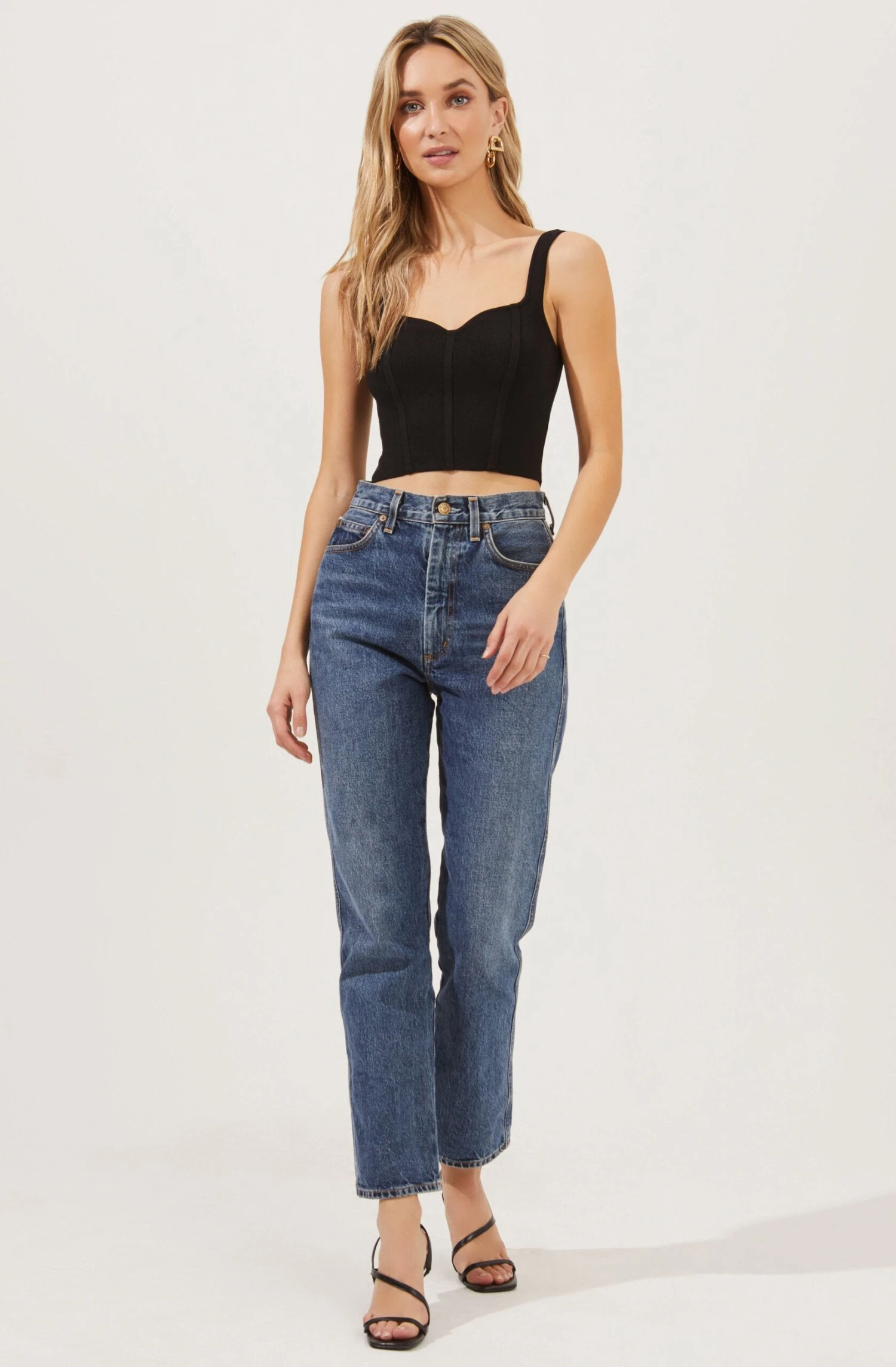 Milano Sweater Sweetheart Crop Tank 3 Milano Sweater Sweetheart Crop Tank - Image 3