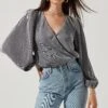 Valdez Pleated Wrap Top