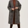 Evanston Plaid Oversized Coat
