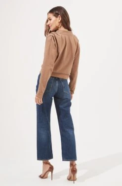 Alessi Cowl Neck Sweatshirt 20 Alessi Cowl Neck Sweatshirt -Sundress Haven ACT16859 TAUPE 5