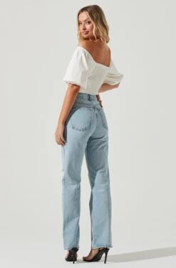 Brixton Off Shoulder Corset Half Sleeve Top 6 Brixton Off Shoulder Corset Half Sleeve Top -Sundress Haven ACT17021 WHITE 3