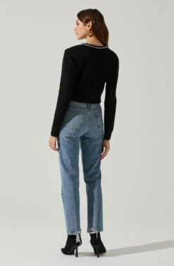 Melissa Pearl Embellished Cardigan Sweater -Sundress Haven ACT17475P BLACK 6