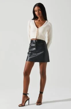 Melissa Pearl Embellished Cardigan Sweater -Sundress Haven ACT17475P CREAM 3