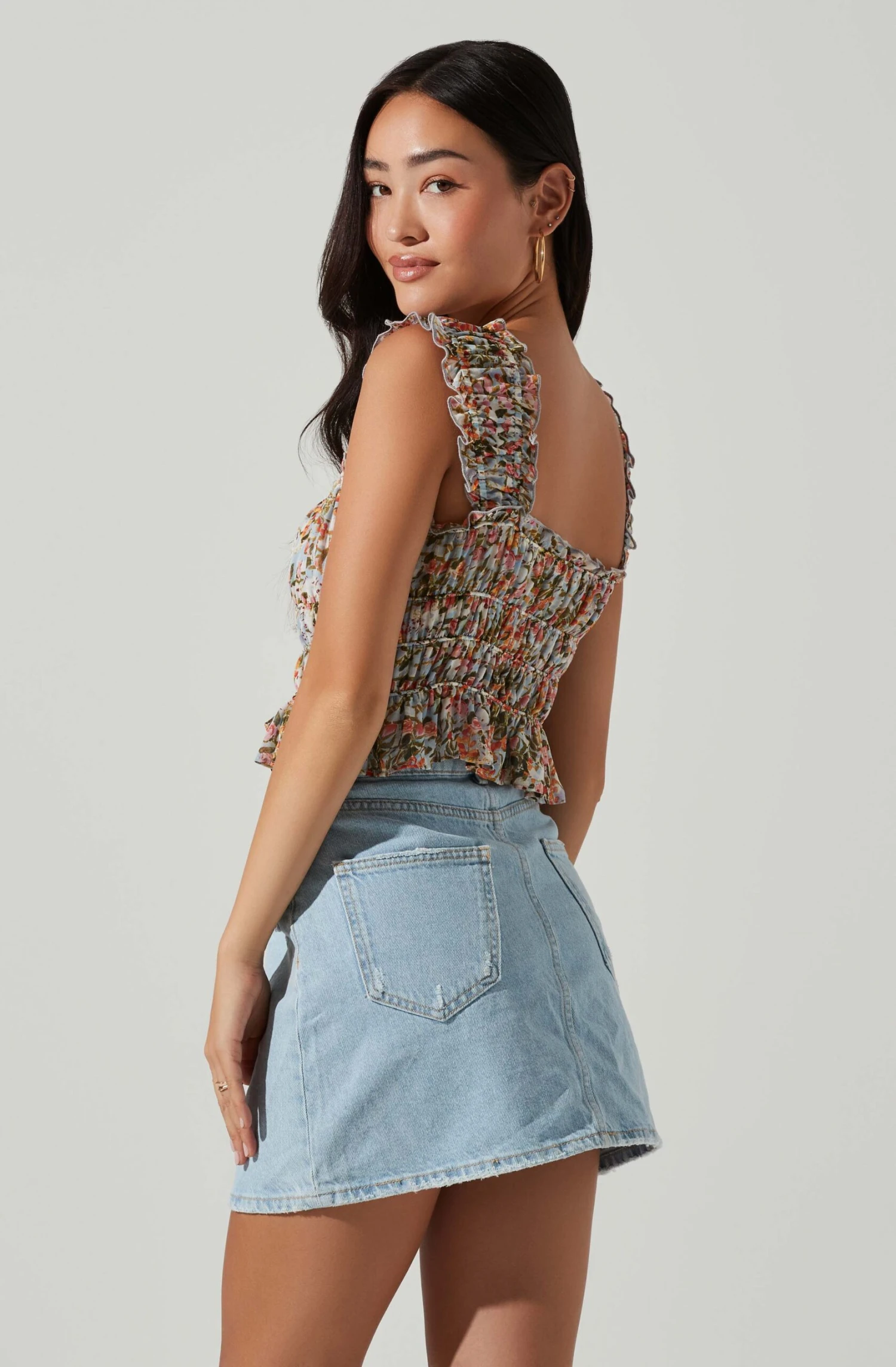 Rosita Floral Smocked Top 5 Rosita Floral Smocked Top - Image 5