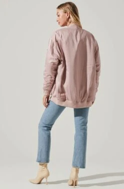 Torin Bomber Jacket -Sundress Haven ACT17705 LIGHTPINK 5