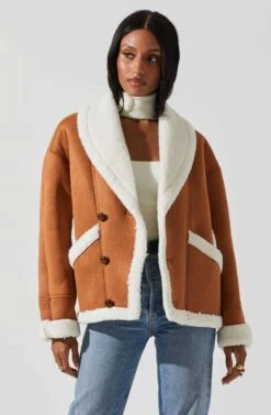 Pippa Faux Shearling Jacket