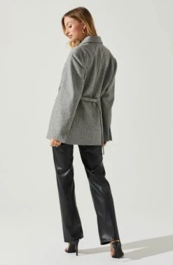 Galilea Oversized Blazer -Sundress Haven ACT17892 GRAY 6