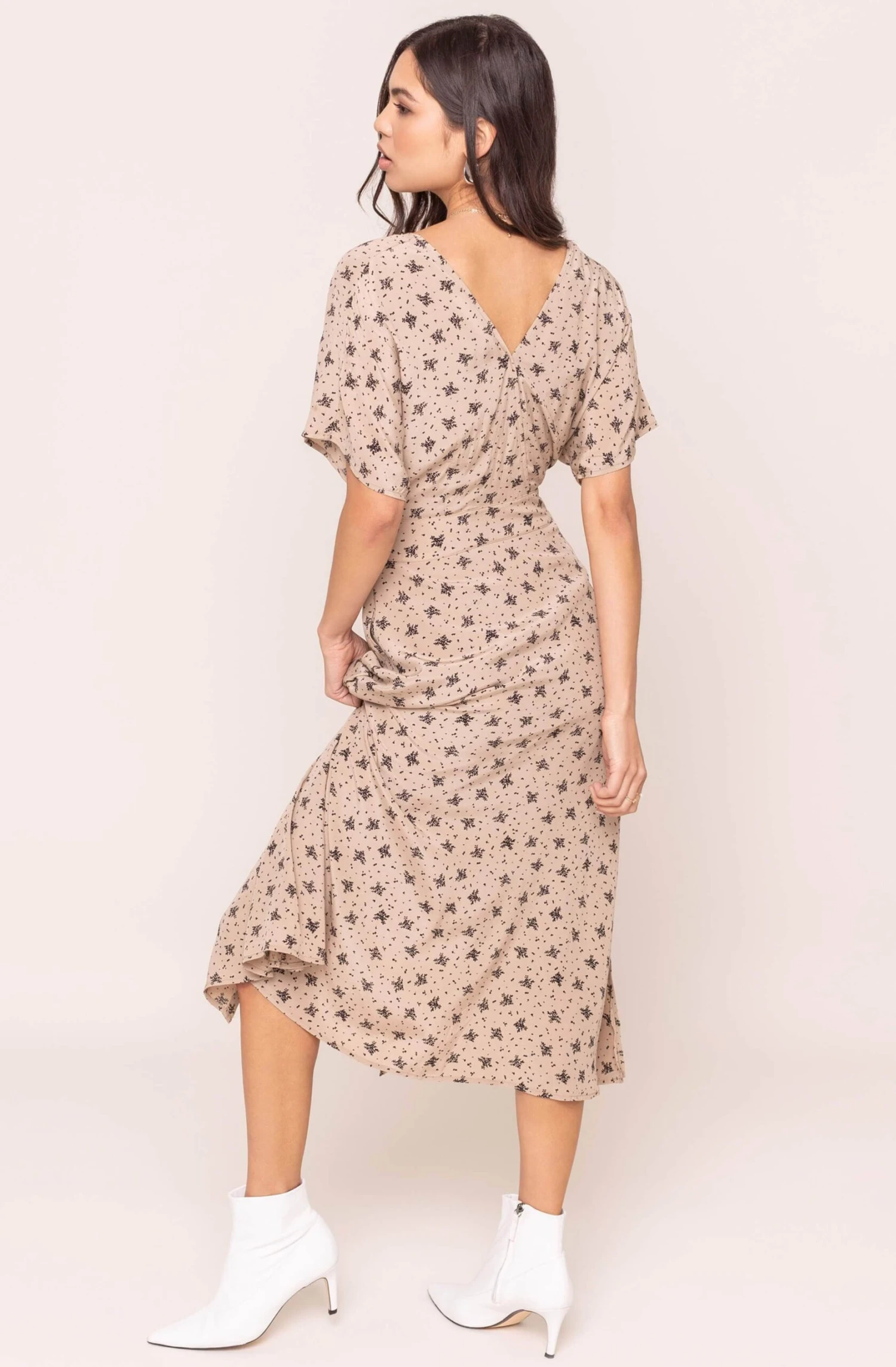 Dolman Button Front Midi Dress 5 Dolman Button Front Midi Dress - Image 5