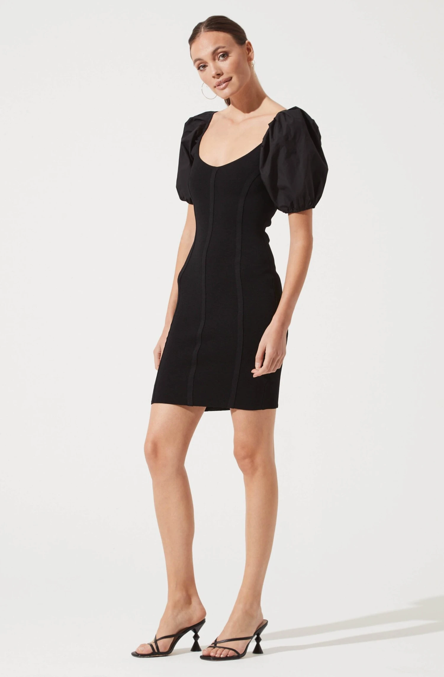 Balloon Sleeve Bodycon Dress 6 Balloon Sleeve Bodycon Dress - Image 6