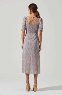 Front Slit Milkmaid Dress -Sundress Haven ADR100913 LILACPURPLEMULTIDITSY 5 bd6d1ce4 96bc 4e27 ae0a 1a0c89eb3533