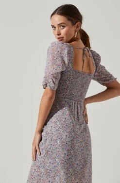 Front Slit Milkmaid Dress -Sundress Haven ADR100913 LILACPURPLEMULTIDITSY 6 e63d9f73 284f 4866 937f 6a85b5ab63e4