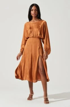 Marin Dolman Sleeve Midi Dress -Sundress Haven ADR100916 AMBER 1806 a417edbf f6bb 4240 9980 b1c7c8b25267