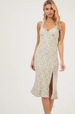 Cross Back Ruffle Strap Dress 24 Cross Back Ruffle Strap Dress -Sundress Haven ADR100947 BLUSHMULTIDITSY 2