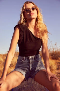 Sweet Summer One Shoulder Bodysuit -Sundress Haven ASTR SUM21 PT2 4435 edited