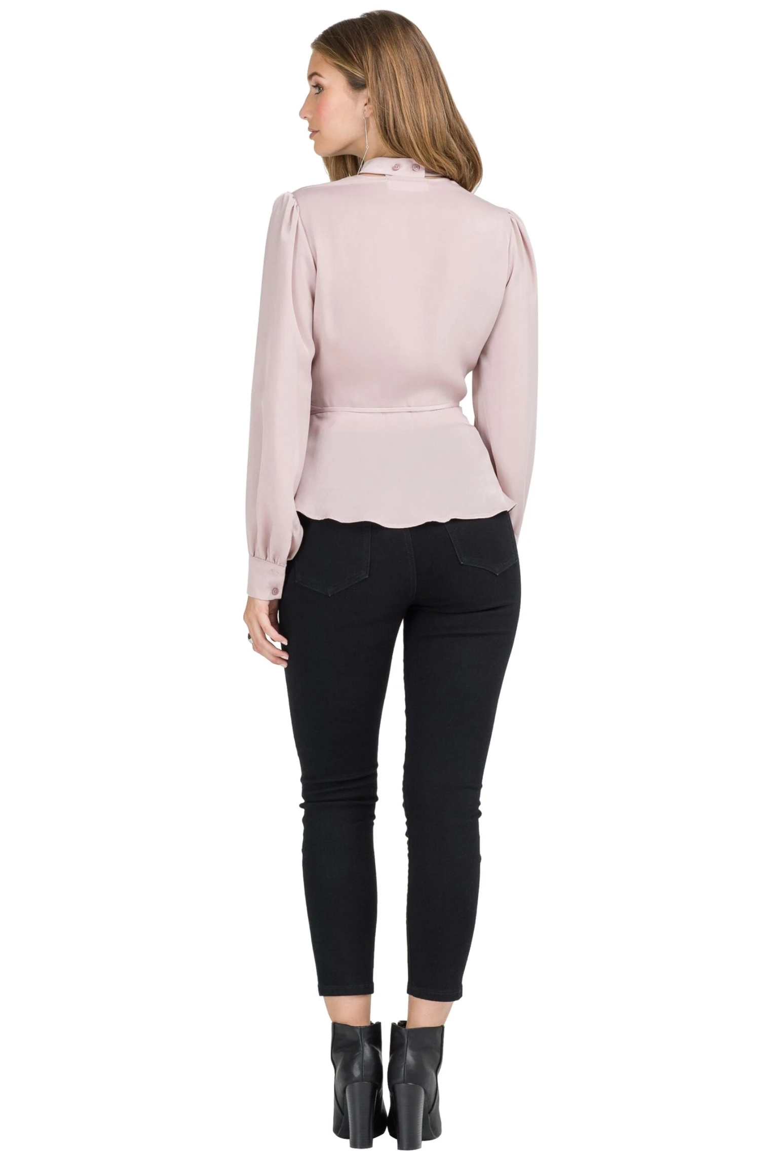 Choker Detail Wrap Top 4 Choker Detail Wrap Top - Image 4