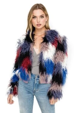 Shaggy Faux Fur Jacket