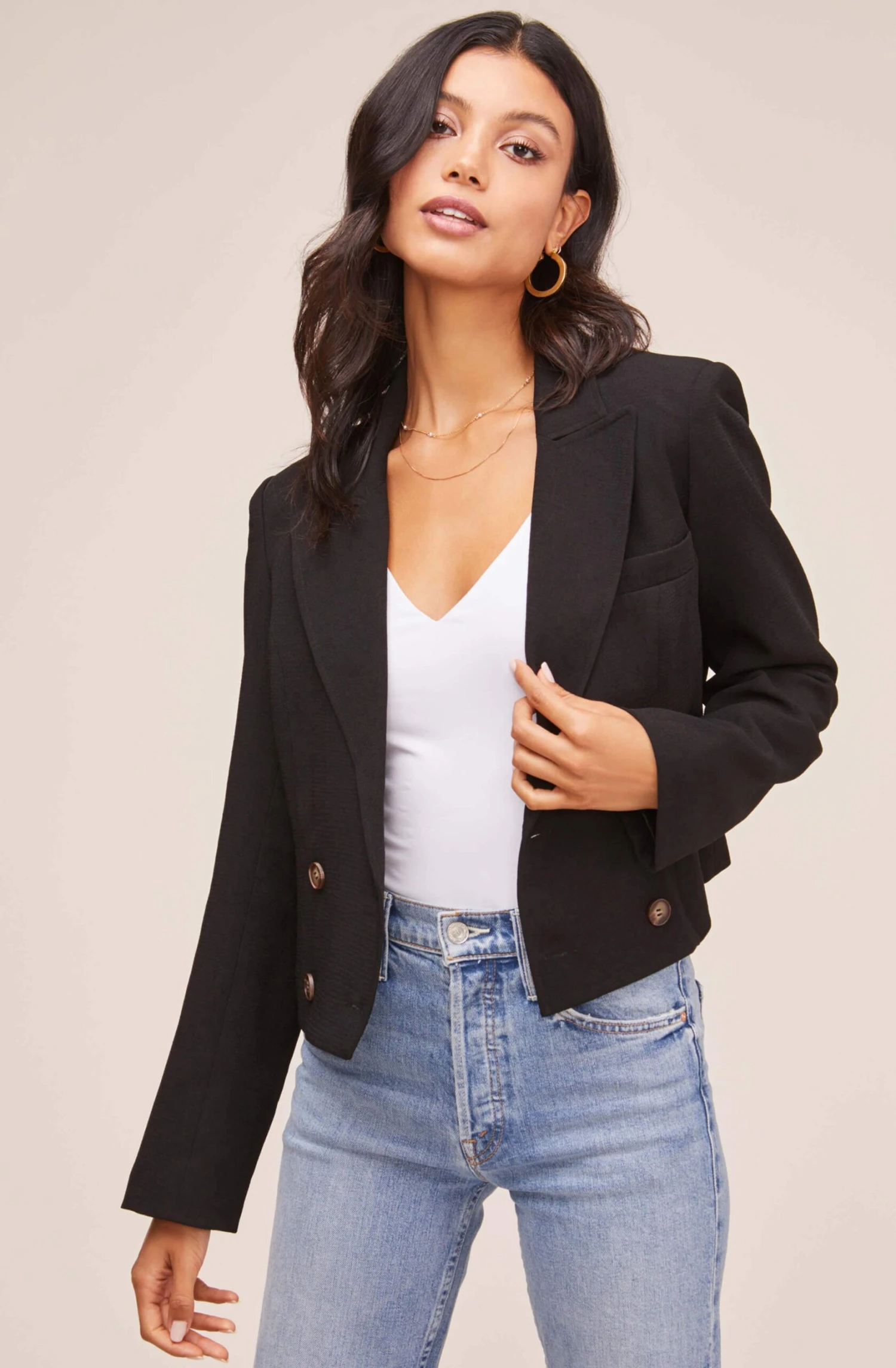 Cropped Blazer 2 Cropped Blazer - Image 2