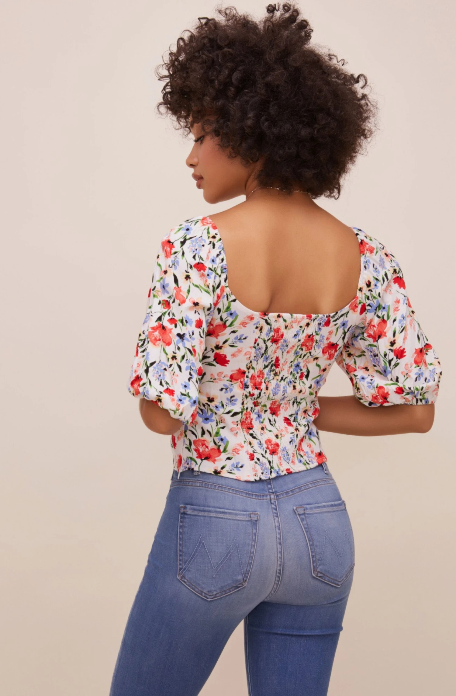 Hook & Eye Square Neck Floral Top 6 Hook & Eye Square Neck Floral Top - Image 6