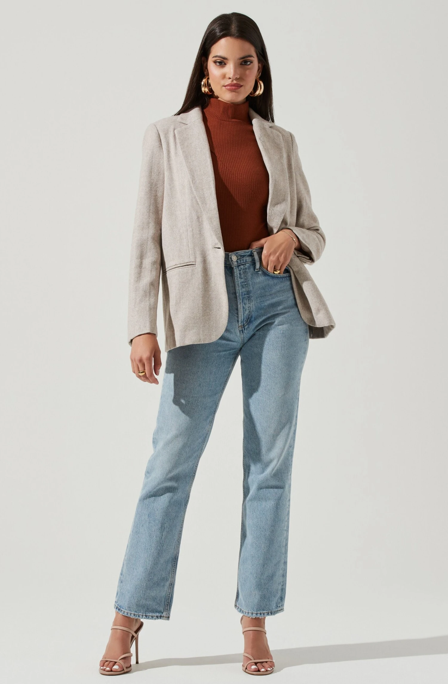 One Button Blazer 7 One Button Blazer - Image 7