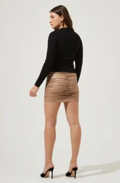 Cut Out Square-Neck Top -Sundress Haven AT16556 BLACK 3