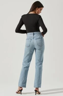 Ventura Sweetheart Cutout Bodysuit -Sundress Haven AT17004 BLACK 3