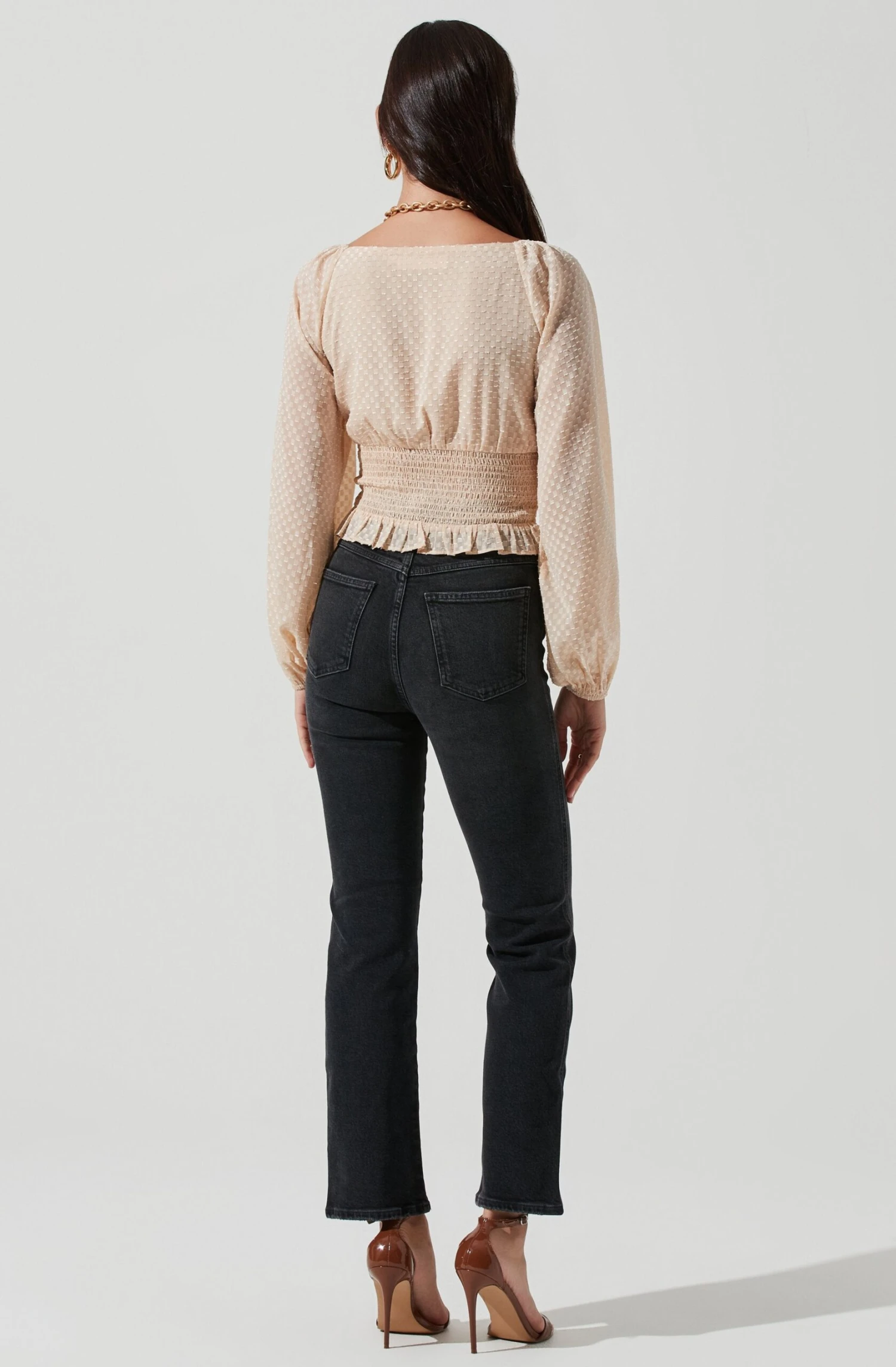 Long Sleeve Smocked Top 8 Long Sleeve Smocked Top - Image 8