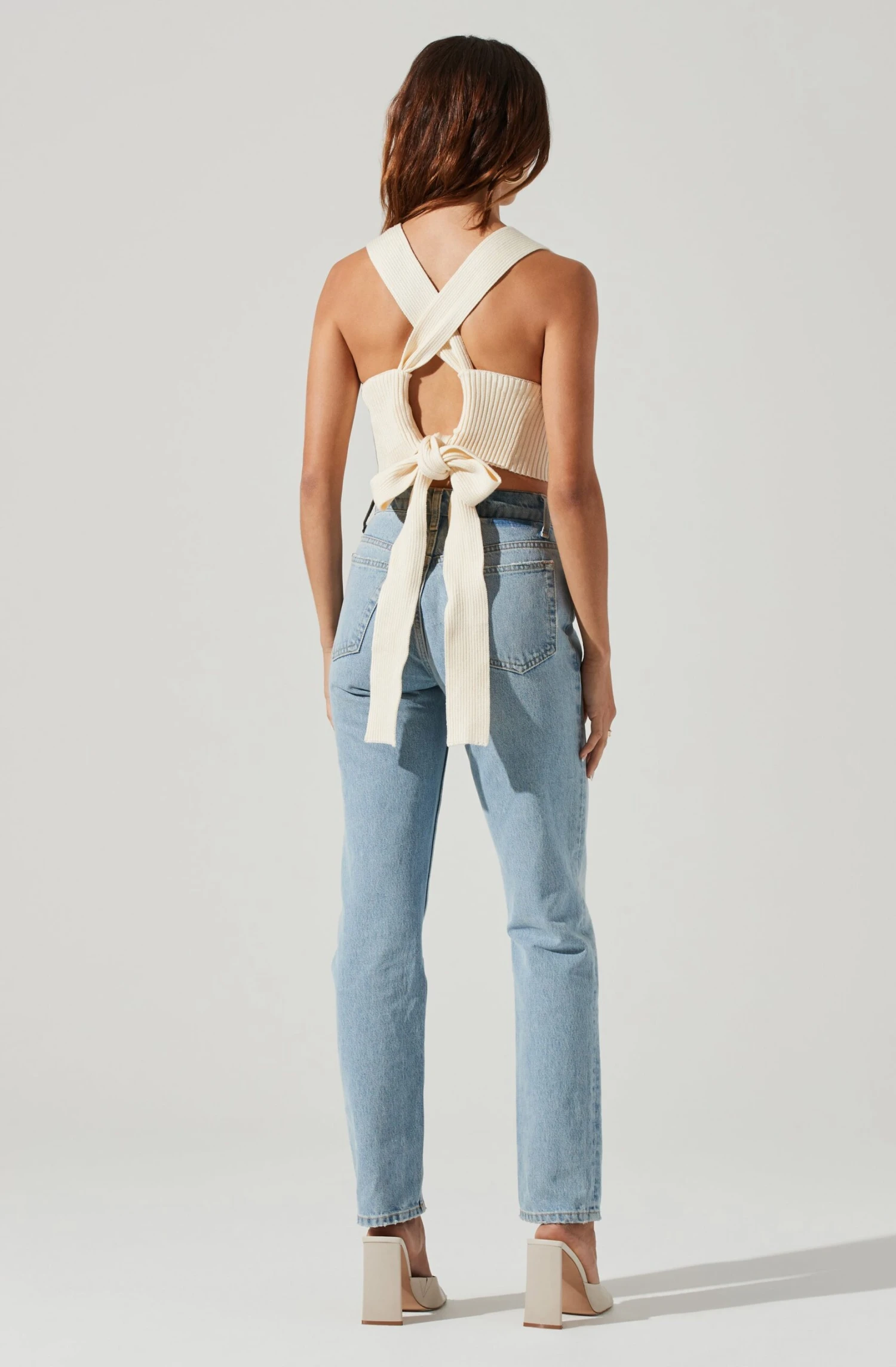 Tie Back Sweater Tank Top 10 Tie Back Sweater Tank Top - Image 10