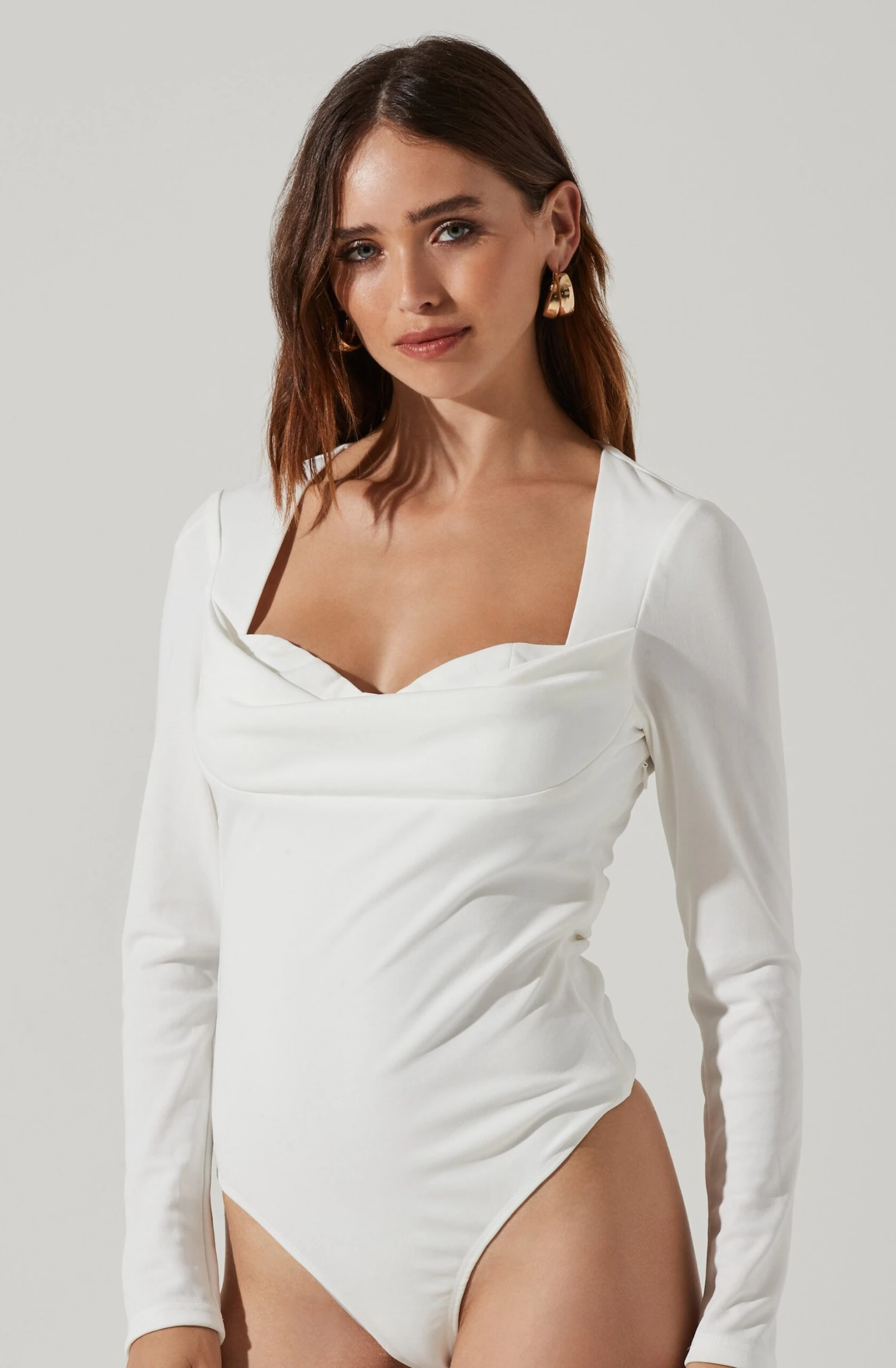 Nyra Sweetheart Long Sleeve Bodysuit 9 Nyra Sweetheart Long Sleeve Bodysuit - Image 9