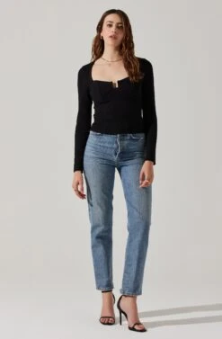 Sundress Haven -Sundress Haven AT17996 BLACK 1