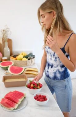 Rumi Tie Dye Back Tie Top -Sundress Haven DSCF2299 2