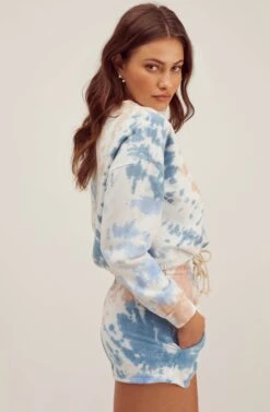 Prism Tie Dye Sweatshirt 10 Prism Tie Dye Sweatshirt -Sundress Haven FallSweaters AT16574 BLUEPINKTIEDYE 3