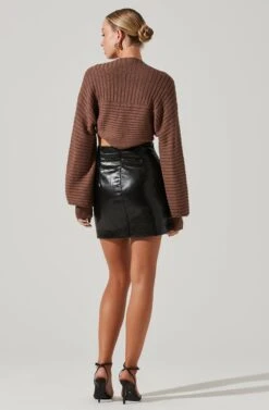 Spaghetti Crop Top With Shawl 10 Spaghetti Crop Top With Shawl -Sundress Haven LT17348 SET FCI ESPRESSO 6