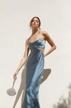 Colette Satin Cutout Midi Dress -Sundress Haven SUMMERWEDDING 00583 b0486cd3 cee9 4569 beac 91f3b6fb0e21